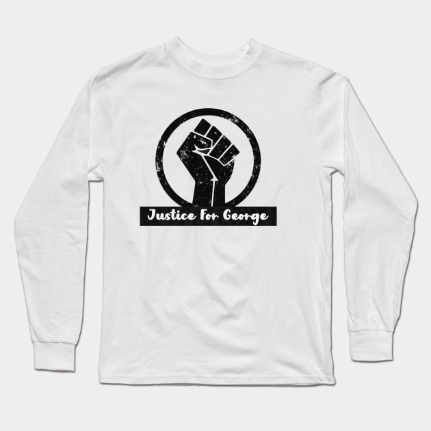 BLACK POWER RAISED FIST Long Sleeve T-Shirt by osaya